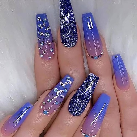 Other - Glitter Ombre Press On Nails